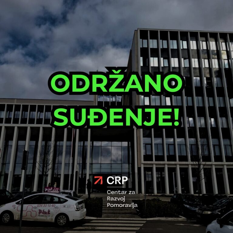 Veštačenje dostavljeno u slučaju nezakonite izgradnje kaldrme u Ćupriji